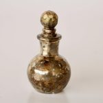 Antique Silver Glass Perfume Bottle 8X4.5CM