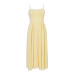 Yellow Corset Strappy Midi Dress
