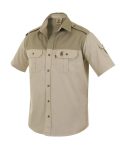 Mens Kalahari Shirt S S Stone & Putty - 3XL