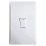 Waco Wall Switch 1-LEVER 1-WAY White 8CM X 13CM