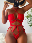 Allure Bikini - Red - Small