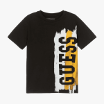 Guess Boys 7B T-Shirt In Black Multi - Black Multi 10