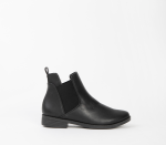 Flat Ankle Boot - 8 Black