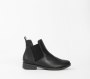 Flat Ankle Boot - 8 / Black