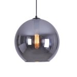Sasha Glass Pendant Light Smoke Small Large - Large