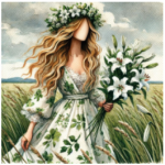 Stretched Canvas Field Of Flowers