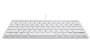 Macally Compact Aluminum Usb-c Wired Keyboard For Mac And PC