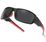 KD040 C3 Black Red Polarized Sunglasses