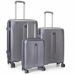 POLO Stellar 3 Piece Luggage Set Grey