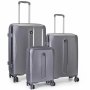 Polo Stellar 3 Piece Luggage Set Grey