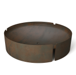 Bowl Fire Pit - Rusted Mild Steel - Bowl Firepit 1 - Mild Steel - 920MM Diameter