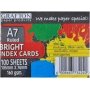 A7 Index Cards - Bright 100 Pack - Ruled
