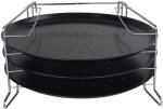 3 Layered Pizza Pan Mold With Stand Pizza Tray