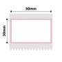 NB715 - NIIMBOT - B1 / B21 / B3S / B4 - 50X30MM - 230 PINK BORDER LABELS