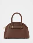 Indiana Bowler Bag - 0 Chocolate Saffiano