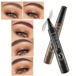 Waterproof Eyebrow Pen - Long-lasting Non-smudge Anti-sweat Formula For Natural Makeup