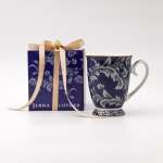 Jenna Clifford - Blue Leaf Coffee Mug In Gift Box