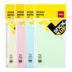 Deli Sticky Notes 76 126MM 100 Sheets Yellow – EA00552