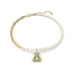 SWAROVSKI Mp Teddy Pendant Bear Multi-coloured Gold-tone Plated