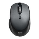 Port Connect Silent 1600DPI 3 Button Wireless Mouse Black