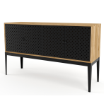 Holly 4 Door Cabinet Steel Doors - Blackwood