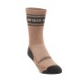 Ladies Long Outdoor Cotton Sock Khaki & Charcoal Wys