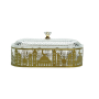 Storage Box For Candies And Snacks Plastic And Metal Cake Stand