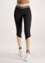 Colour Block Active Legging - Black And Beige - XS