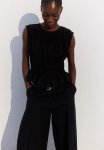 Smocked Top - Black