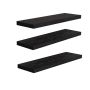 3PIECE Wooden Wall Mounted Shelves Floating Shelves For Wall Bathroom Home