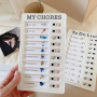 Daily List Checklis Boards Plastic RV Chore Chart Memo Boards Detachable Message Board Checklist Slider Schedule Planning Boards (White)