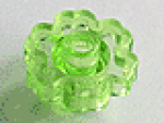 Parts Plant Flower 2 X 2 Rounded - Open Stud 4728 - Trans Light-bright Green