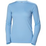 Women's Hh Technical Quick-dry Longsleeve Crew Shirt - 627 Bright Blue XS