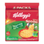 Vegetable Curry Flavoured Instant Noodles 5 X 70G