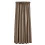 Woven Blockout Taped Curtain - Pewter - 270 X 218CM