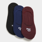 Men&apos S 3 Pack Plain Invisible Socks