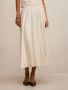 Danielle Pleated Midi Skirt - 16 / Cream