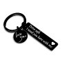 1PC Car Keychain Driving Safety Education Drive Safe I Need You Here With Me Love You Keychain