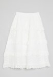 PoP Candy Tiered Skirt-white