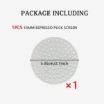 Coffee Accessories Puck Screen Single Layer Lower 53.5MM