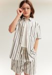 Loose Fit Shorts - White Striped