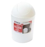 Penflex 12L Swing Lid Bin White 7039W