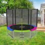 Outdoor Trampoline Whole 10FT Family Fitness Equipment Adult Kids Large
