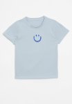 PoP Candy Smiley Print Tee - Dark Blue