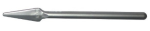 Parts Weapon - Pike Spear - Round End 4497 - Flat Silver