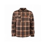 Elite Teddy Lined Check Shacket Olive Khaki Was: R2445