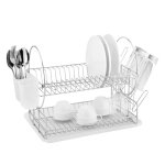 Casa Dish Drainer 2-TIER Catania Chrome Plated