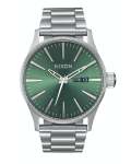 Nixon Sentry Stainless Steel Mens Watch - Sage Sunray