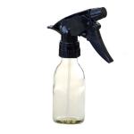 100ML Clear Glass Generic Bottle With Trigger Spray - Black 28 410