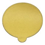 80MM Gold Thin Round Cake Board